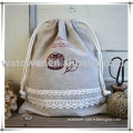 Watower Natural Cotton Drawstring bag